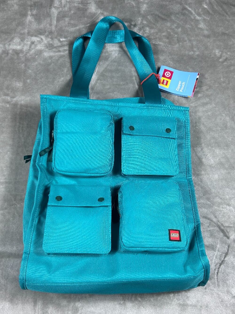 Lego Collection x Target Weekender Tote Bag Teal Green NWT Utility Collectible